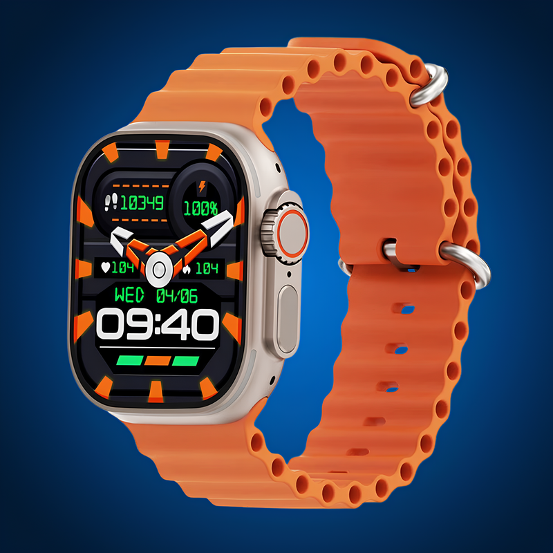 Smartwatch U9S Ultra 9 Bluetooth 49mm com ChatGPT Chamadas por Gestos Tela Avançada Lançamento 2024