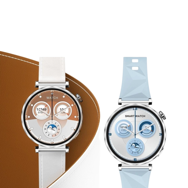 Relógio Inteligente Smartwatch GT5 mini MA21 Microwear Redondo Feminino Responde mensagem E Bluetooth