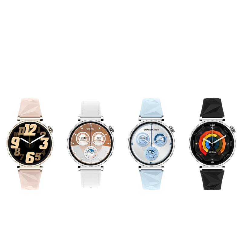 Relógio Inteligente Smartwatch GT5 mini MA21 Microwear Redondo Feminino Responde mensagem E Bluetooth