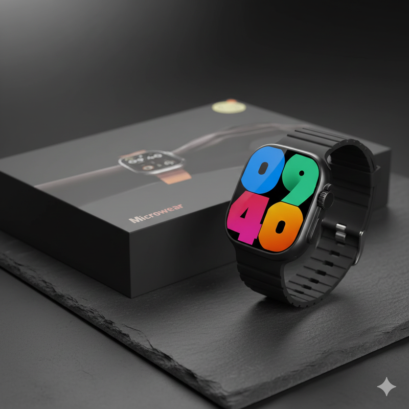 Smartwatch U9S Ultra 9 Bluetooth 49mm com ChatGPT Chamadas por Gestos Tela Avançada Lançamento 2024