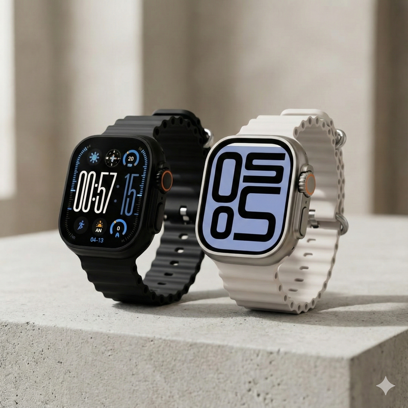 Smartwatch Microwear Ultra 4 Plus 49mm Serie 10 2GB Tela Amoled Lançamento 2025