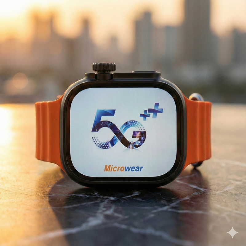 Smartwatch Ultra 3 AI Android 4G LTE Câmera 2MP Giratória Tela AMOLED 2.06" GPS