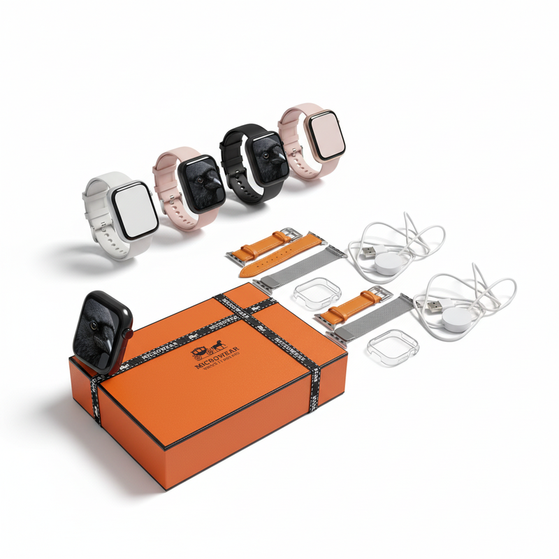 Relógio Smartwatch W11 Mini PRO Tela AMOLED Microwear 41mm CHAT GPT Série 10 Lançamento 2025