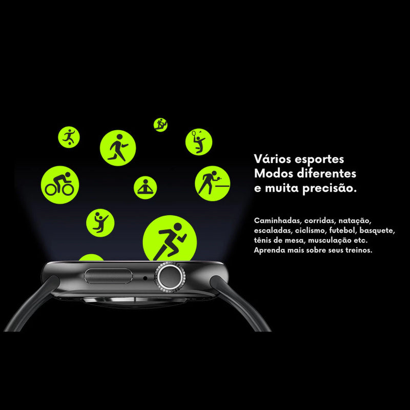 Smartwatch W11 Pro Serie 11 MICROWEAR Amoled Whatsapp Gps Nfc 2026