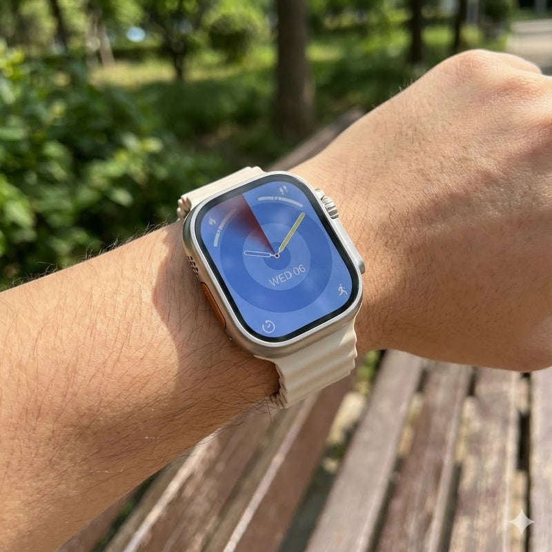 Smartwatch Ultra 3 AI Android 4G LTE Câmera 2MP Giratória Tela AMOLED 2.06" GPS