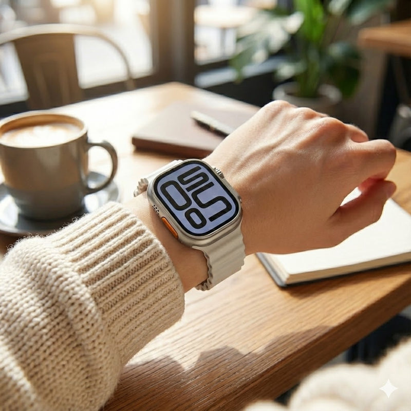 Smartwatch Microwear Ultra 4 Plus 49mm Serie 10 2GB Tela Amoled Lançamento 2025